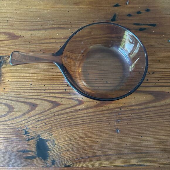 Pyrex Visions Cookware Amber .5 L Small Pot Sauce Pan NO Lid Made USA - Picture 6 of 8